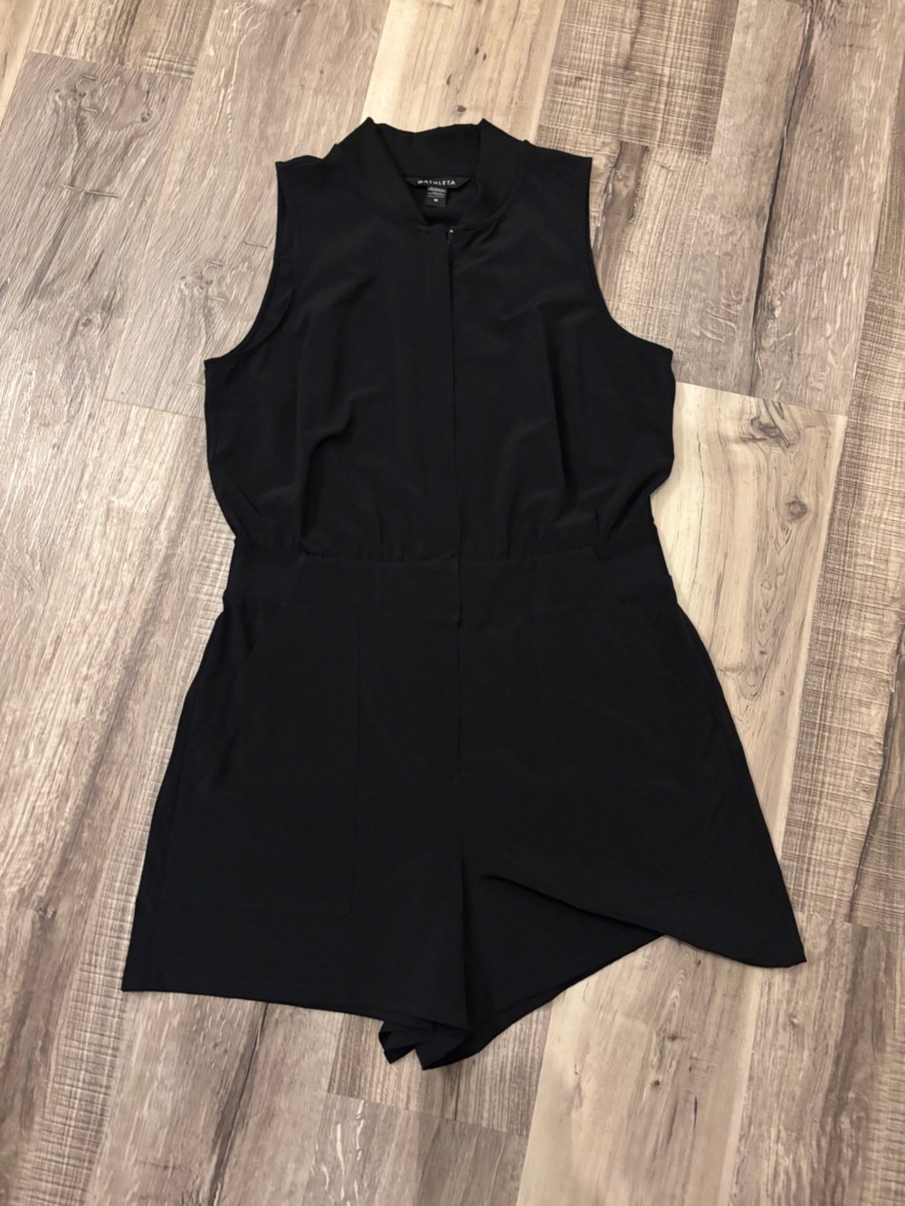 Athleta Black Sleeveless Romper